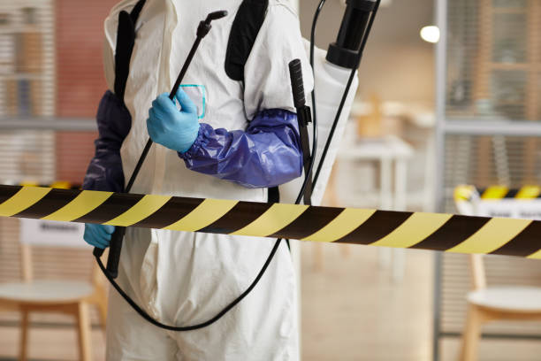 Professional Biohazard technician working in Coleman, MI